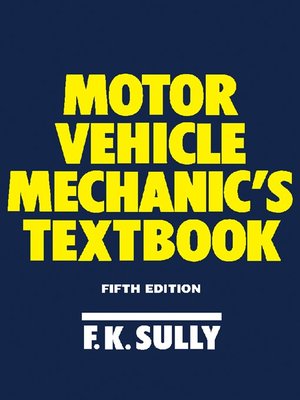 cover image of Motor Vehicle Mechanic's Textbook